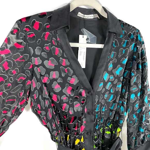 SOLD-Alice & Olivia Raja Shirt Dress - Picture 7 of 15